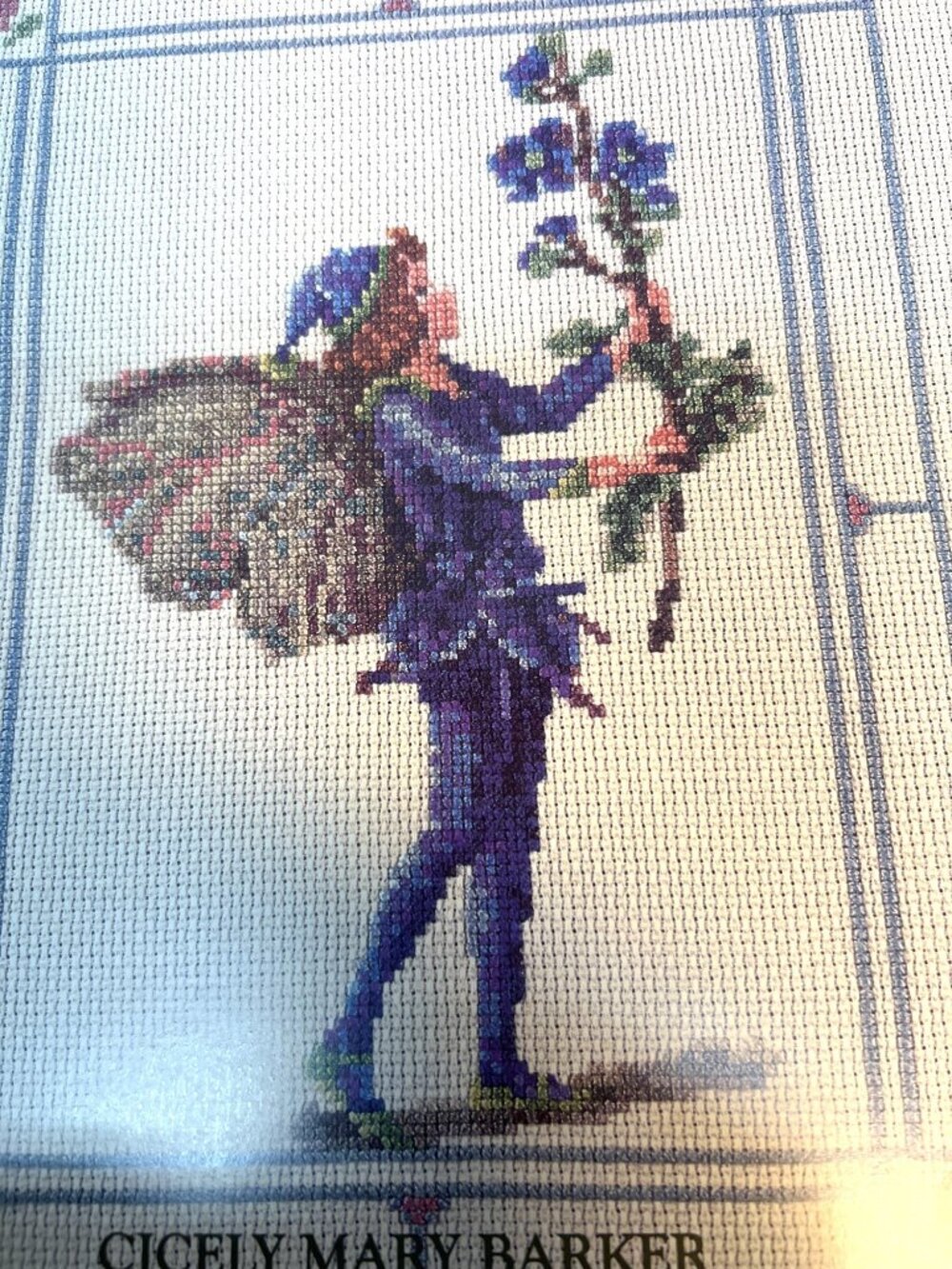 Cicely Mary Barker "The Speedwell Fairy" Cross Stitch Pattern